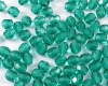 Glasschliffperlen  6mm Teal - 25 St�ck