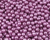 Rundperlen 4mm Metallic Berry Mat - 200 St�ck