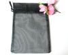Organzabeutel 10x12cm Schwarz - 10 St�ck