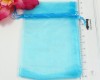 Organzabeutel 10x12cm Aqua - 10 St�ck