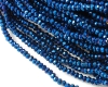 Facettierte Rondelle 2x3mm Metallic Blue - 1 Strang (ca.200)