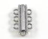 3-Strang Magnetverschluss 27mm platinfarben - 1 St�ck