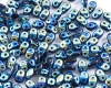 MiniDuo Beads 2x4mm JET Full AB - 10g