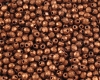 Glasschliffperlen  2,5mm Matte Metallic Dark Copper - 100 St�ck