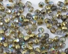 Glasschliffperlen  4mm Crystal Golden Rainbow - 100 St�ck