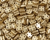 Quadra Tile Beads Metallic Lt. Gold Mat - 5g