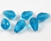 Glasschliffperlen Tropfen 15 mm Aqua - 1 St�ck