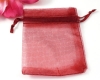 Organzabeutel  7x9 cm Bordeaux - 10 St�ck