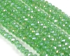Facettierte Rondelle 4x6mm Peridot Green AB - 50 St�ck