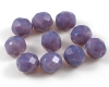 Glasschliffperlen  8mm Amethyst opal - 15 St�ck