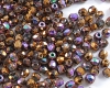 Glasschliffperlen  3mm Crystal Glittery Bronze - 100 St�ck P