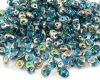 SuperDuo Beads  AQUAMARINE VITRAIL - 10g