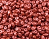 SuperDuo Beads Metallic Red Mat - 10g