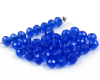 Facettierte Rondelle 4x6mm Blau - 46 St�ck