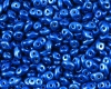 SuperDuo Beads Metalust Crown Blue - 10g