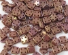 Quadra Tile Beads Oxidized Bronze Berry - 5g