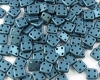 Quadra Tile Beads Pearl Coat Steel Blue - 5g
