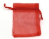 Organzabeutel  7x9cm Rot - 10 St�ck
