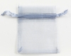 Organzabeutel  7x9cm Grau - 10 St�ck