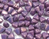NIB-BIT Beads Amethyst/Gold Ceramic Look - 10 g