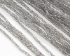 Facettierte Rondelle 2x3mm Black Diamond - 1 Strang ca.200