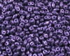 MiniDuo Beads 2x4mm Metallic Suede Purple - 10g
