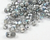 Glasschliffperlen  3mm Crystal Silver Rainbow - 100 St�ck