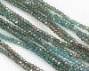 Facettierte Rondelle 2x3mm Green Luster Bronze - 1 Strang (ca.20