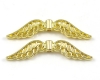 Metallperlen Fl�gel Engelsfl�gel 32mm Goldfarben - 20 St�ck