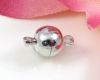 Magnetverschluss �  8mm platin-silber - 1 St�ck