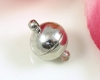 Magnetverschluss � 10mm platinsilber - 1 St�ck