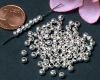 Metallperlen Rundperlen 3mm Hellsilber -  100 St�ck