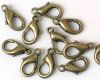 Karabiner Verschluss 12mm antikbronze - 10 St�ck