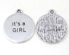 Metallanh�nger It´s a Girl - 1 St�ck
