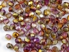 Glasschliffperlen  4mm Sunny Magic Embers - 100 St�ck