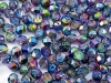 RounTrio Facetted 6mm Crystal Magic Blue - 20 St�ck