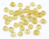 Perlenkappen  6mm filigran gold 3,25g ~ 100 St�ck