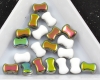 CoCo beads vertical Alabaster Vitrail - 25 St�ck