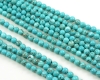T�rkisperlen rekonstruiert 4mm - 1 Strang ca. 100 Perlen
