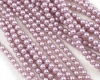 Tschechische Glass Pearls  4mm Lt. Rose/Lilac - 120 St�ck