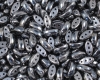 Cali Beads 3x8mm Jet Full Chrome - 25 St�ck