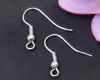 Ohrhaken mit Kugel hellsilber -  20g (~100 St�ck)
