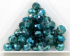 Facettierte Rondelle 6x8 mm Emerald metallic B-Ware- 40 St�ck