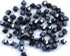 Bicone 4mm Jet Hematite - 50 St�ck