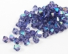 Bicones 4mm Tanzanite AB - 32 St�ck
