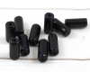 Glasperlen Zylinder 14 * 6mm Schwarz - 15 St�ck