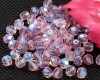 Glasschliffperlen  6 mm Rose AB - 25 St�ck