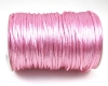 Satinkordel, Flechtkordel 2,5mm Pink - 4 Meter