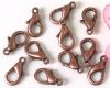 Karabiner Verschluss 12mm antikkupfer - 10 St�ck