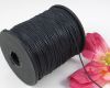 Wachskordel 1mm Schwarz - 5 Meter